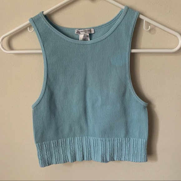 Blue zara crop top - Picture 1 of 4